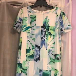 Floral t shirt dress